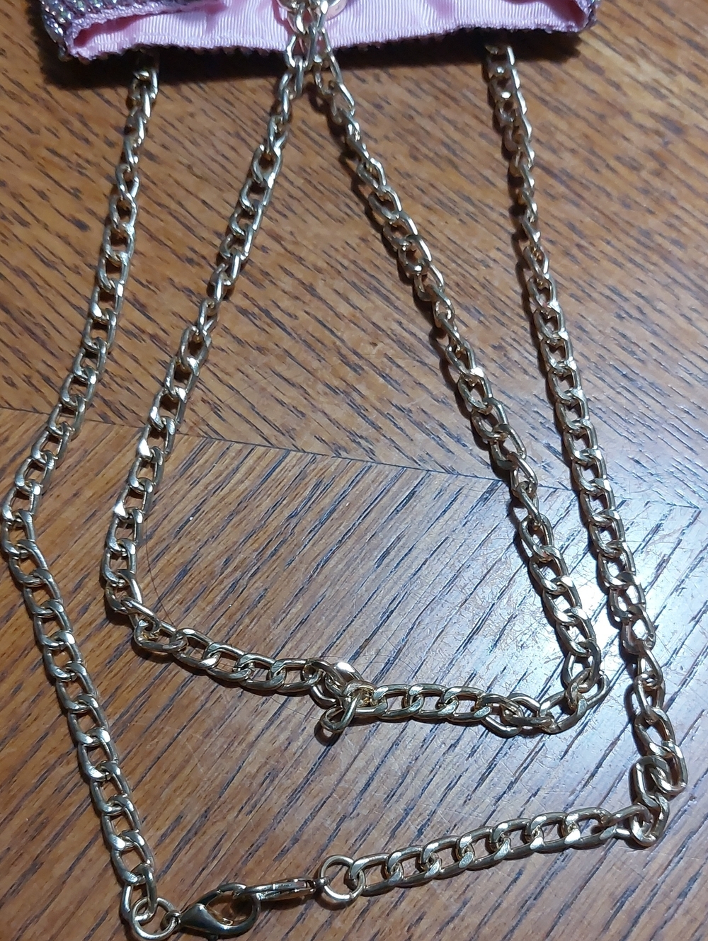 ASOS Lavender Crystal Mini Bag with Gold Chain - Picture 5 of 6